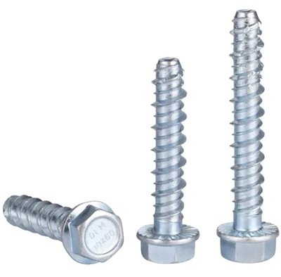 لنگرهای پیچ بتنی سر شش گوش برای تثبیت بتن و بنایی